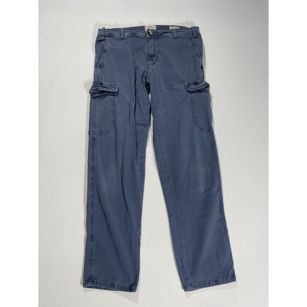 Marine Layer Men's Size 30 Blue Tapered Fit Cargo Pants Athletic Fit‎ Outdoor